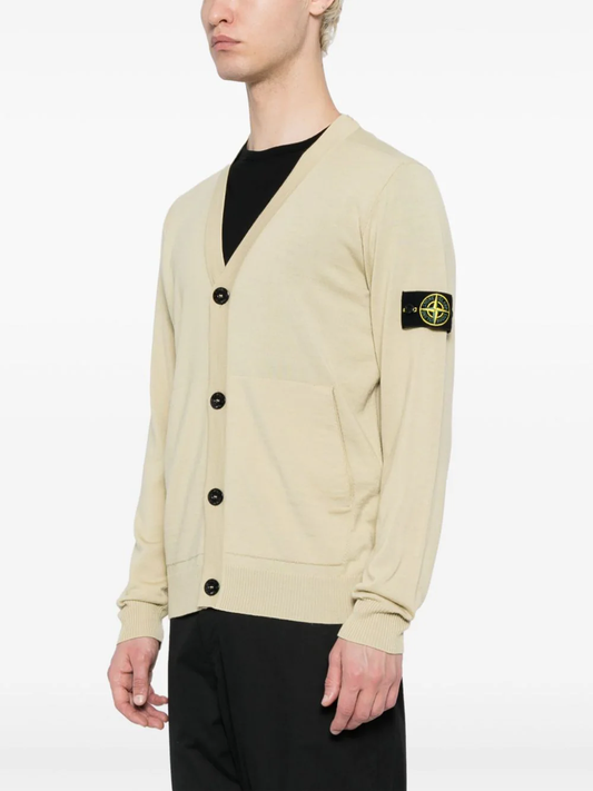 STONE ISLAND MEN Logo Patch Cardigan