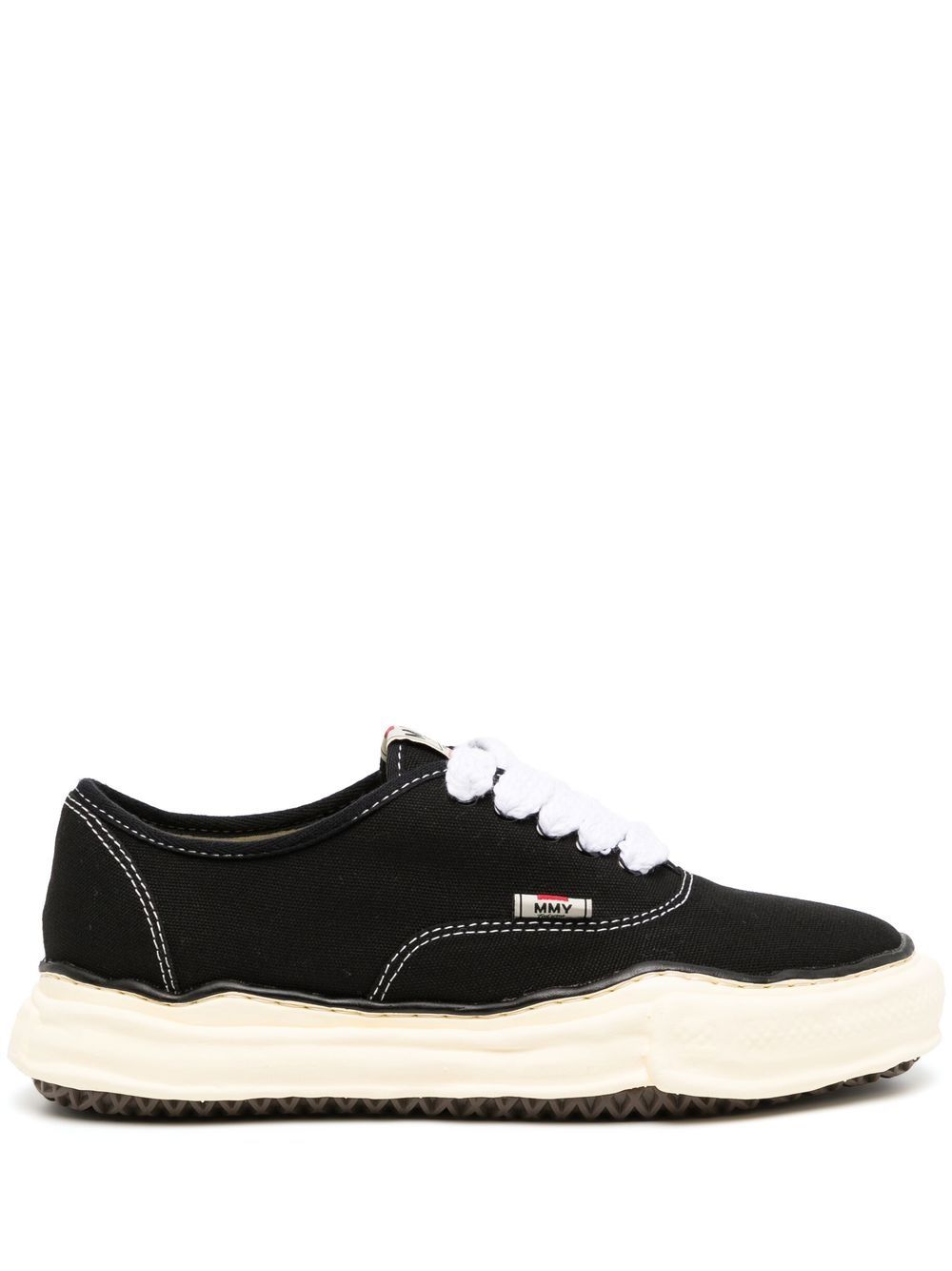 MAISON MIHARA YASUHIRO Baker Vintage Sole Canvas Low-Top Sneaker