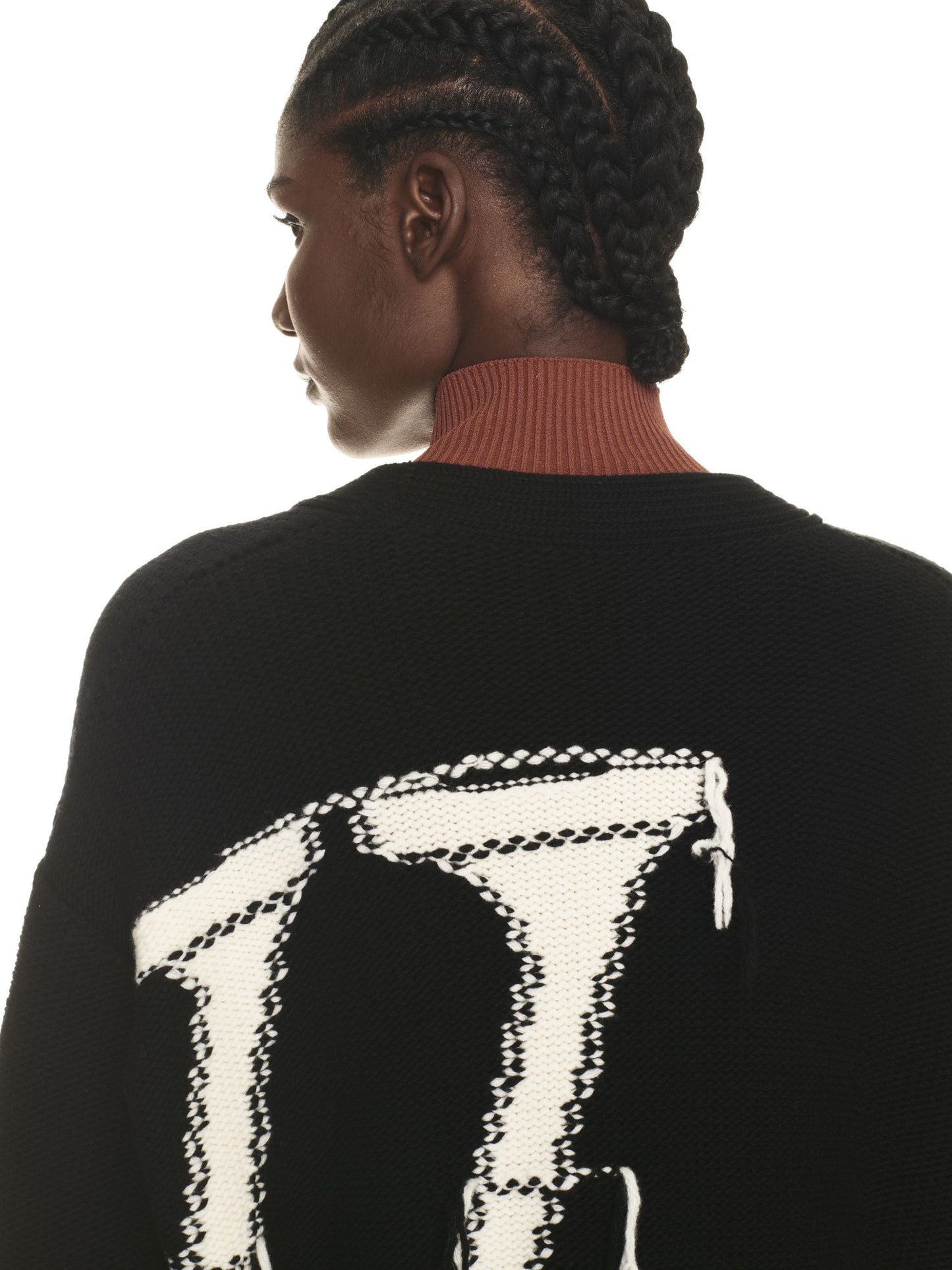 OFF-WHITE Women OW Maxi Logo Cardigan