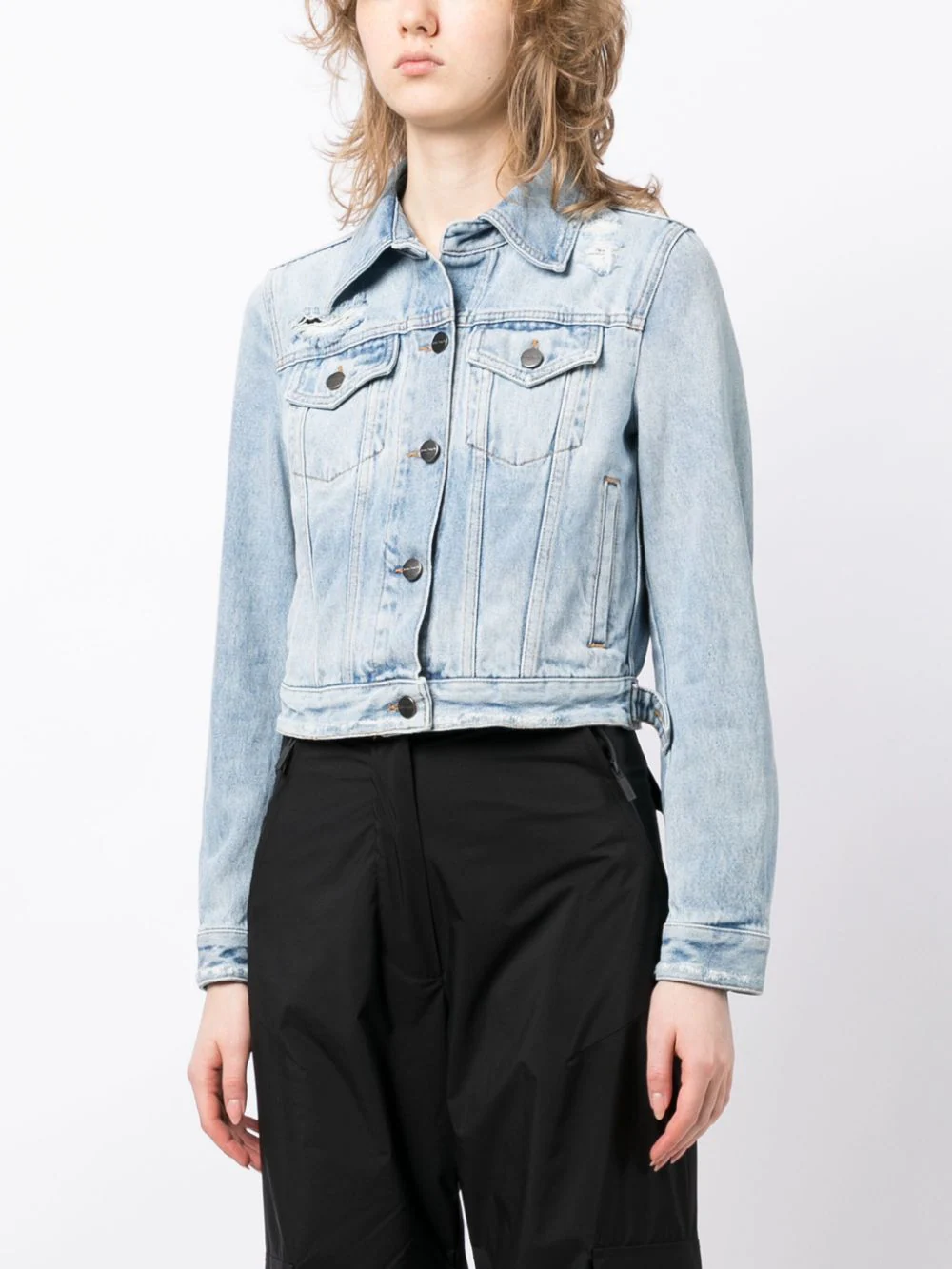 PALM ANGELS Women Classic Denim Jacket