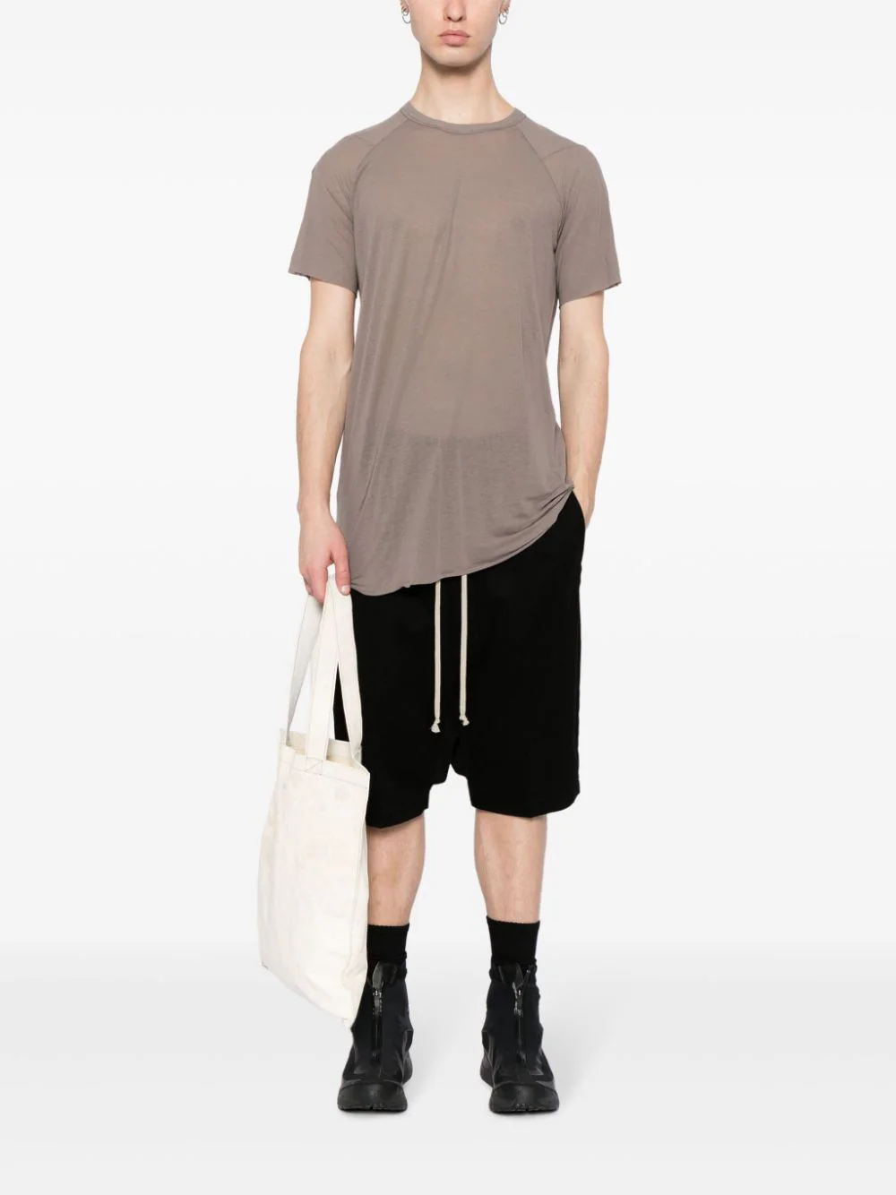 BORIS BIDJAN SABERI Men TS2.1 Slim Fitting Object Dyed T-Shirt