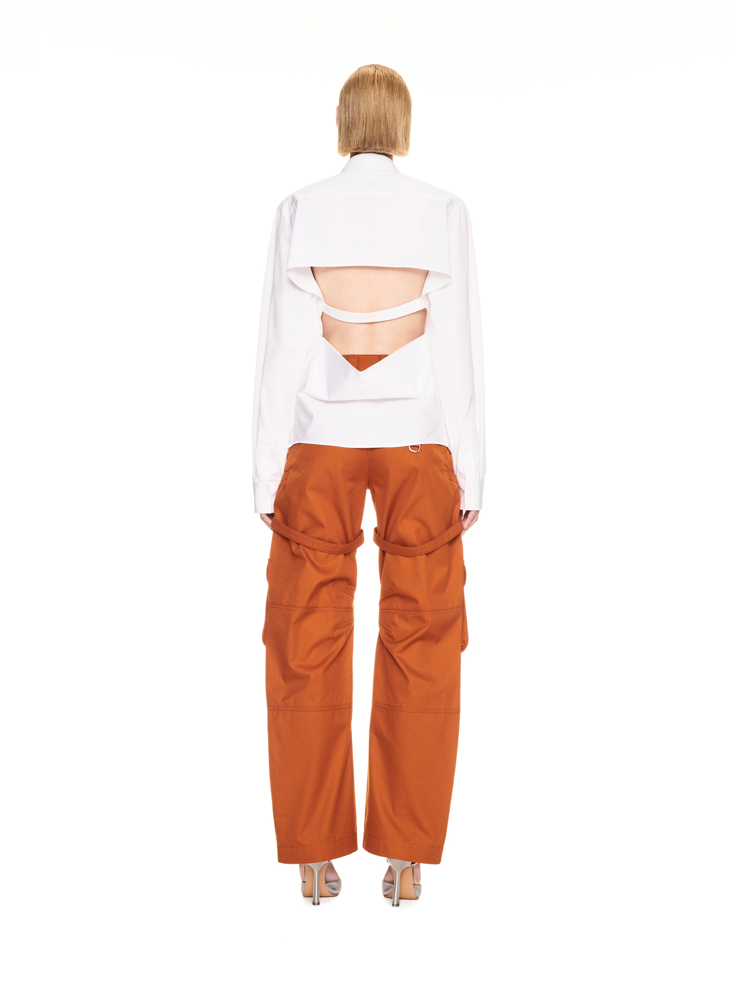 OFF-WHITE Women Poplin Buckle Shirt