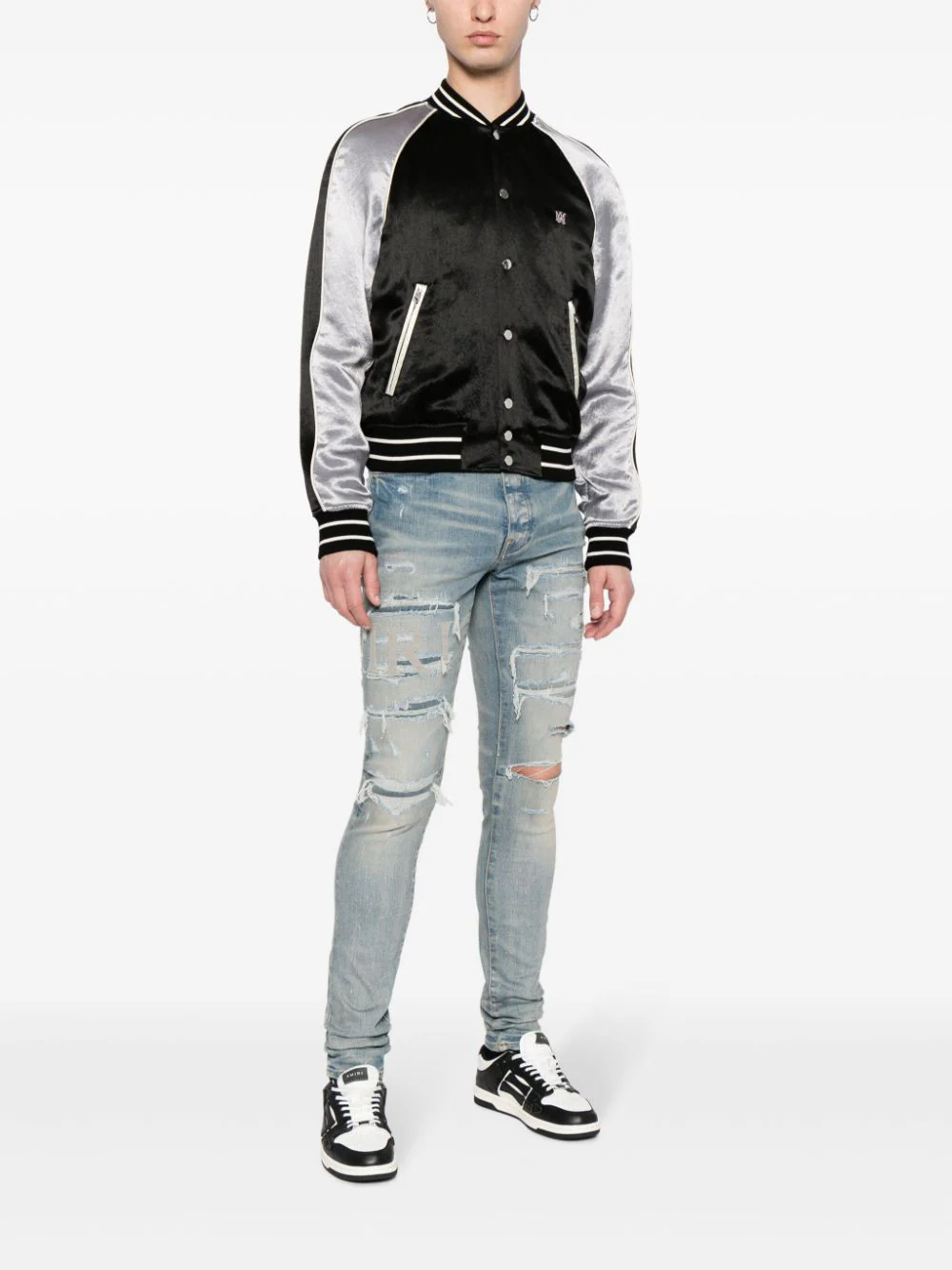 AMIRI Men Repair Logo Thrasher Jean