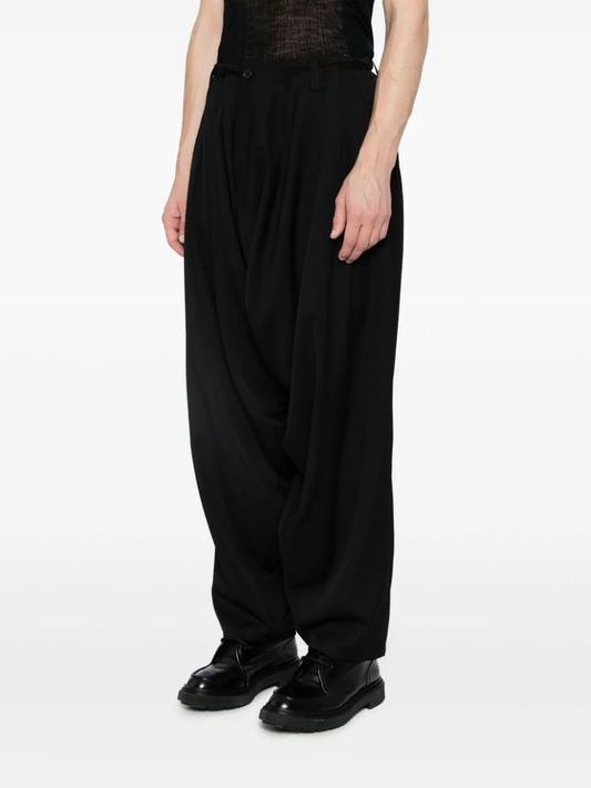 YOHJI YAMAMOTO POUR HOMME Men Inseam Draped Pants