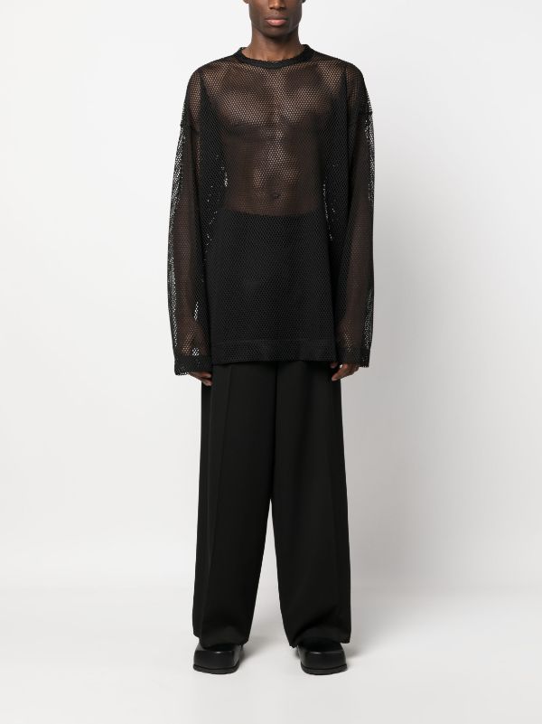 DRIES VAN NOTEN Men Open Mesh Jersey