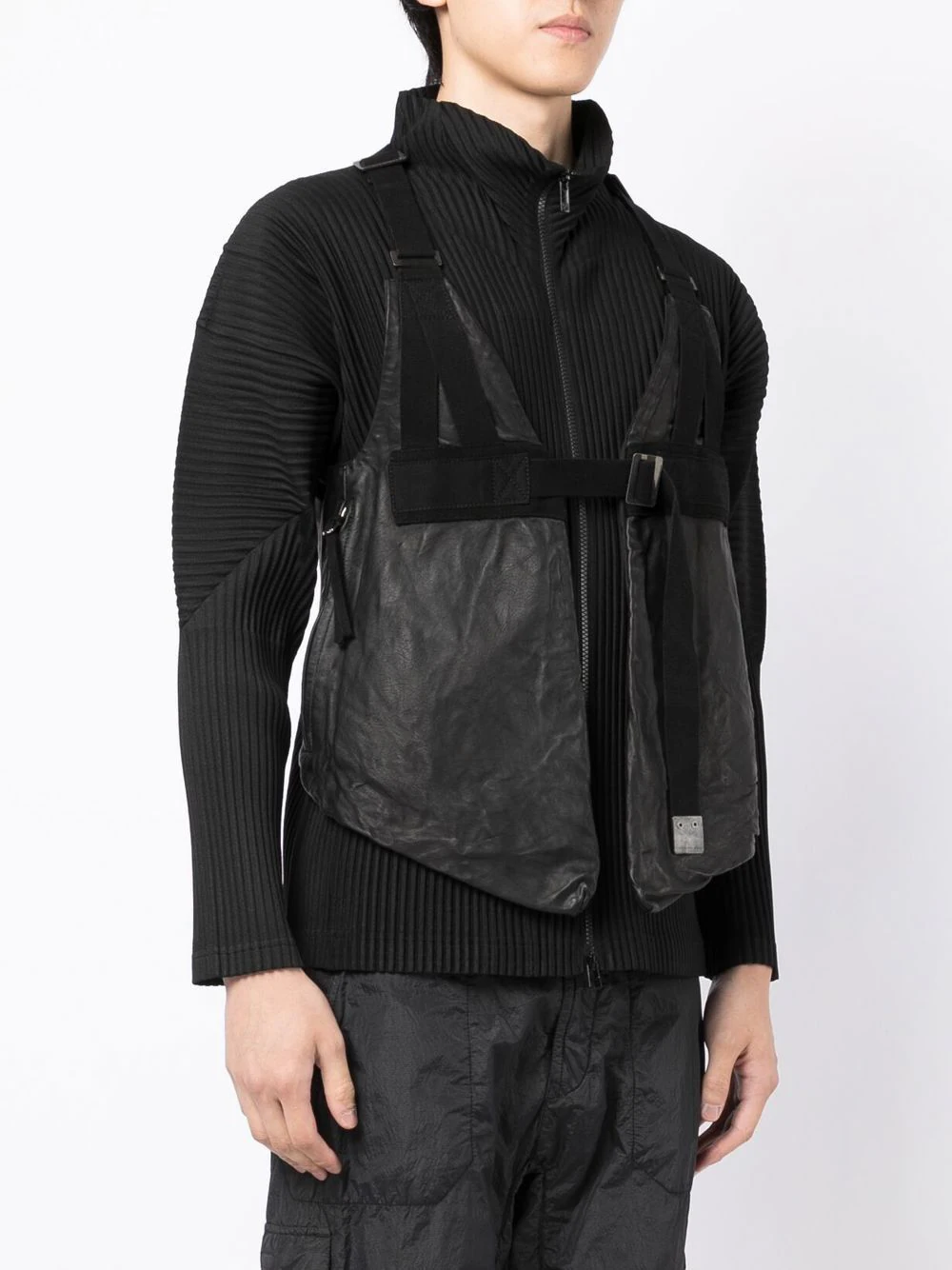 BORIS BIDJAN SABERI Men Leather Vest Bag