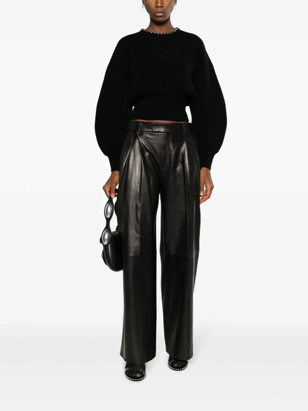 ALEXANDER WANG Women Pullover With Ball Chain Necklace