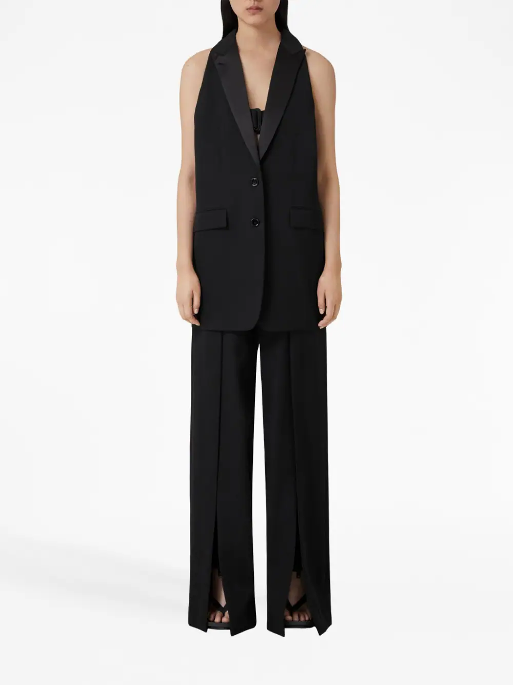 BURBERRY WOMEN WIDE LEG TROUSER