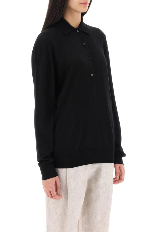 TOTEME Women Merino Wool Polo Knit