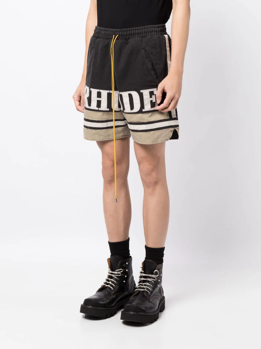 RHUDE Men Embroidered Logo Shorts