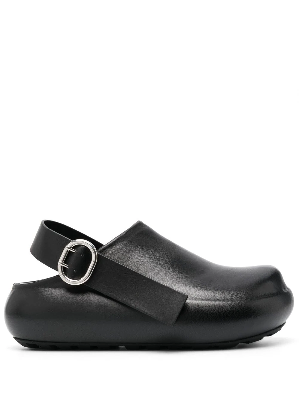 JIL SANDER Women Leather Ankle Strap Clogs