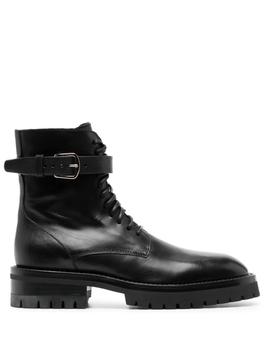 ANN DEMEULEMEESTER Men Cisse Tuxon Combat Boots