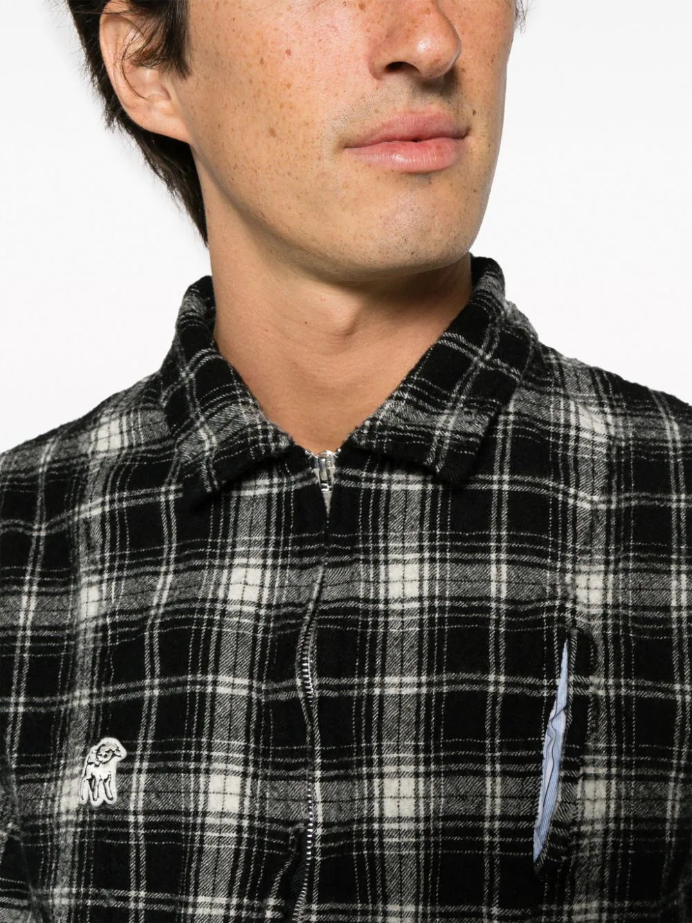 UNDERCOVER Men Woven Wool Blouson