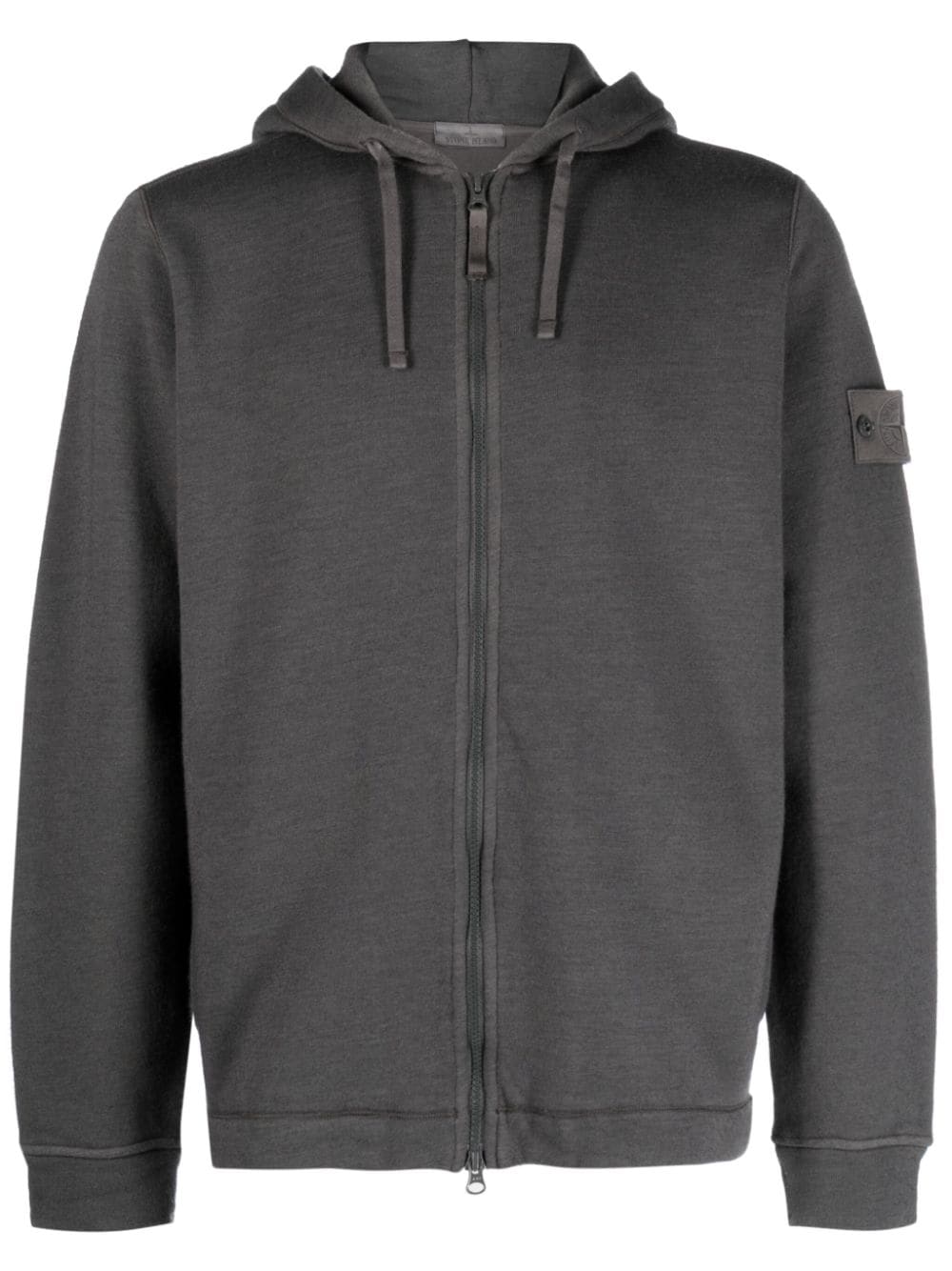 STONE ISLAND MEN Ghost Piece Zip Up Hoodie