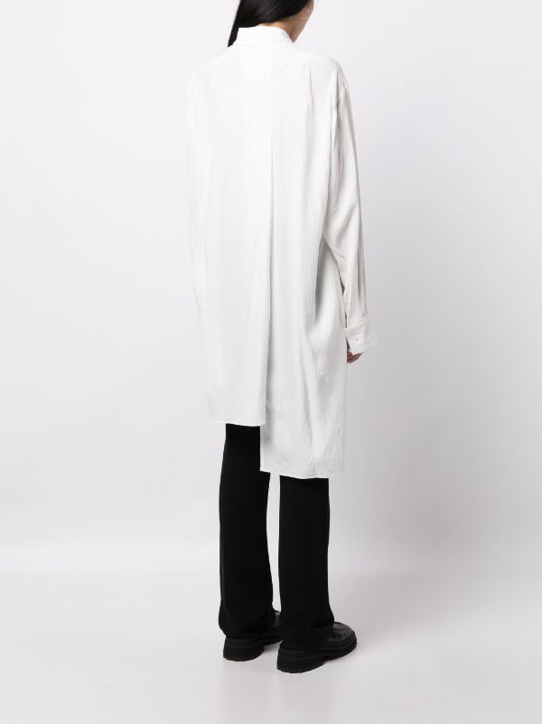 YOHJI YAMAMOTO Regulation Women R-Front Zipper Shirt