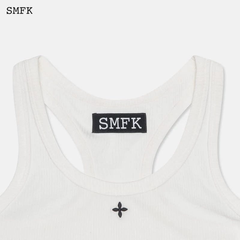 SMFK Women Crucifix Vintage Vest Snowy Moutain Top