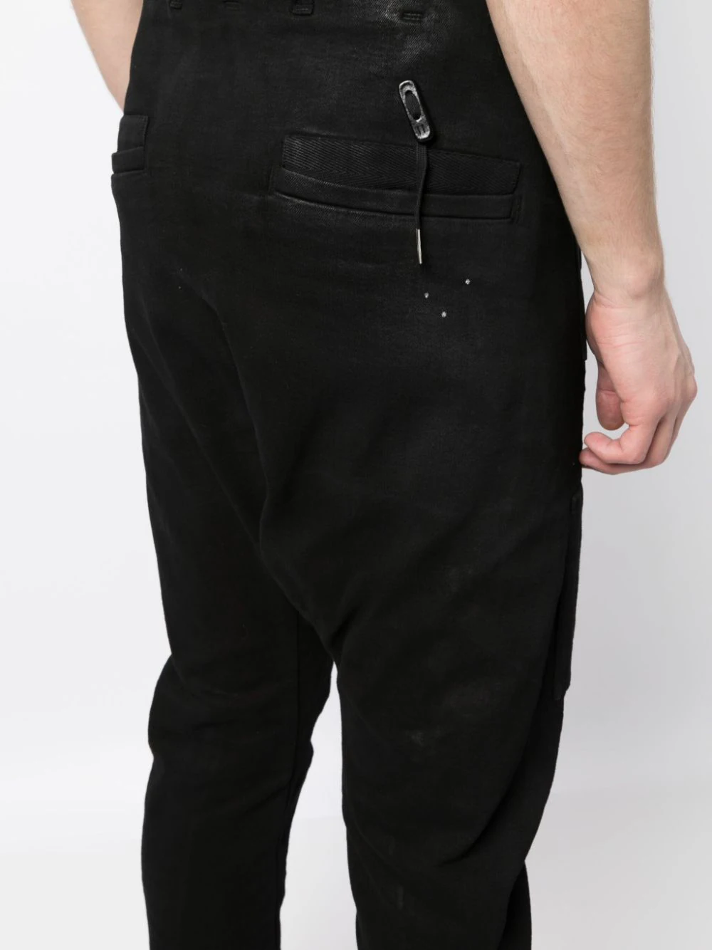 BORIS BIDJAN SABERI Men P24 Drop Crotch Denim Cargo Pants