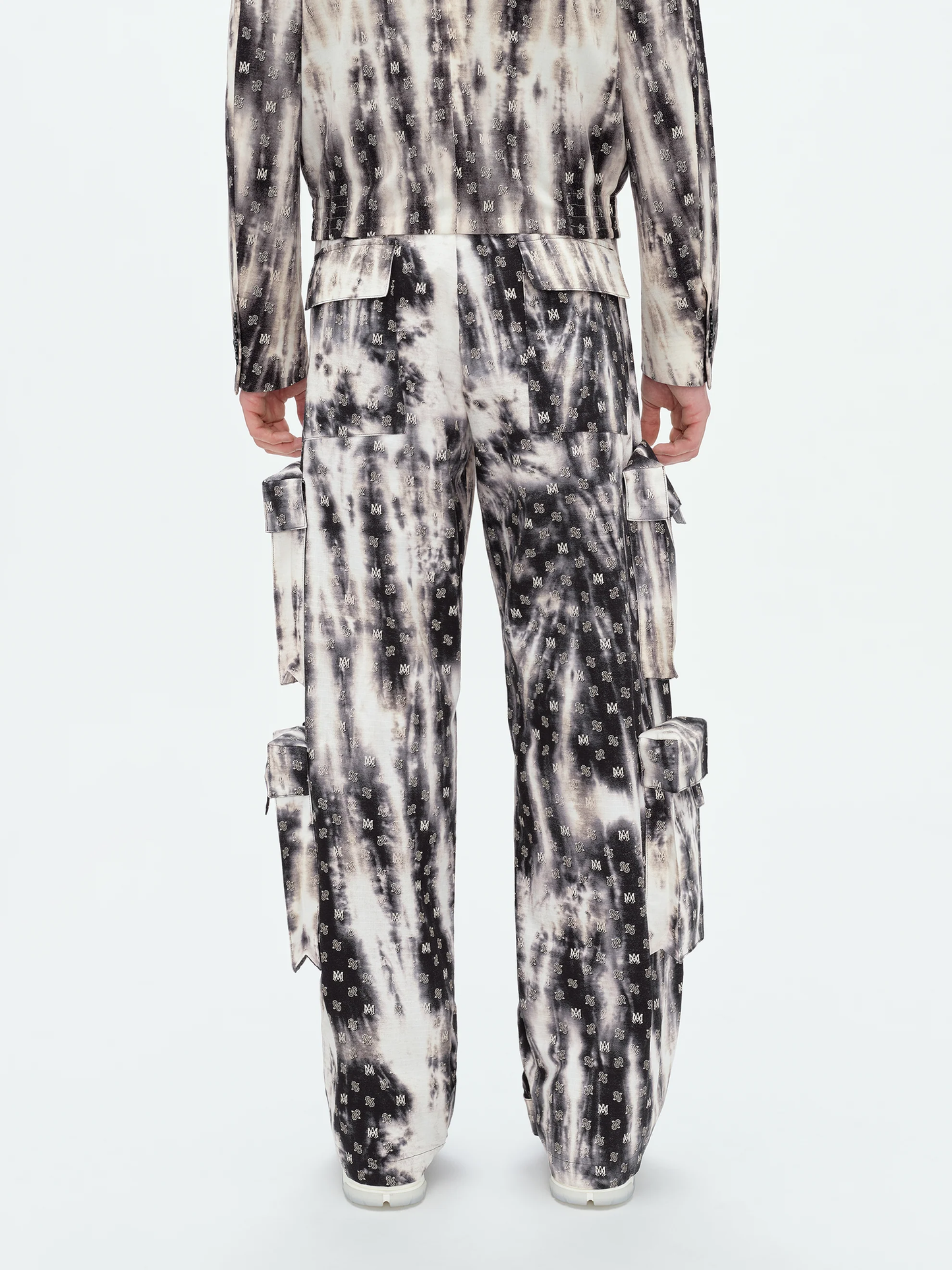 AMIRI Mens Bleached MA Paisley Utility Pant