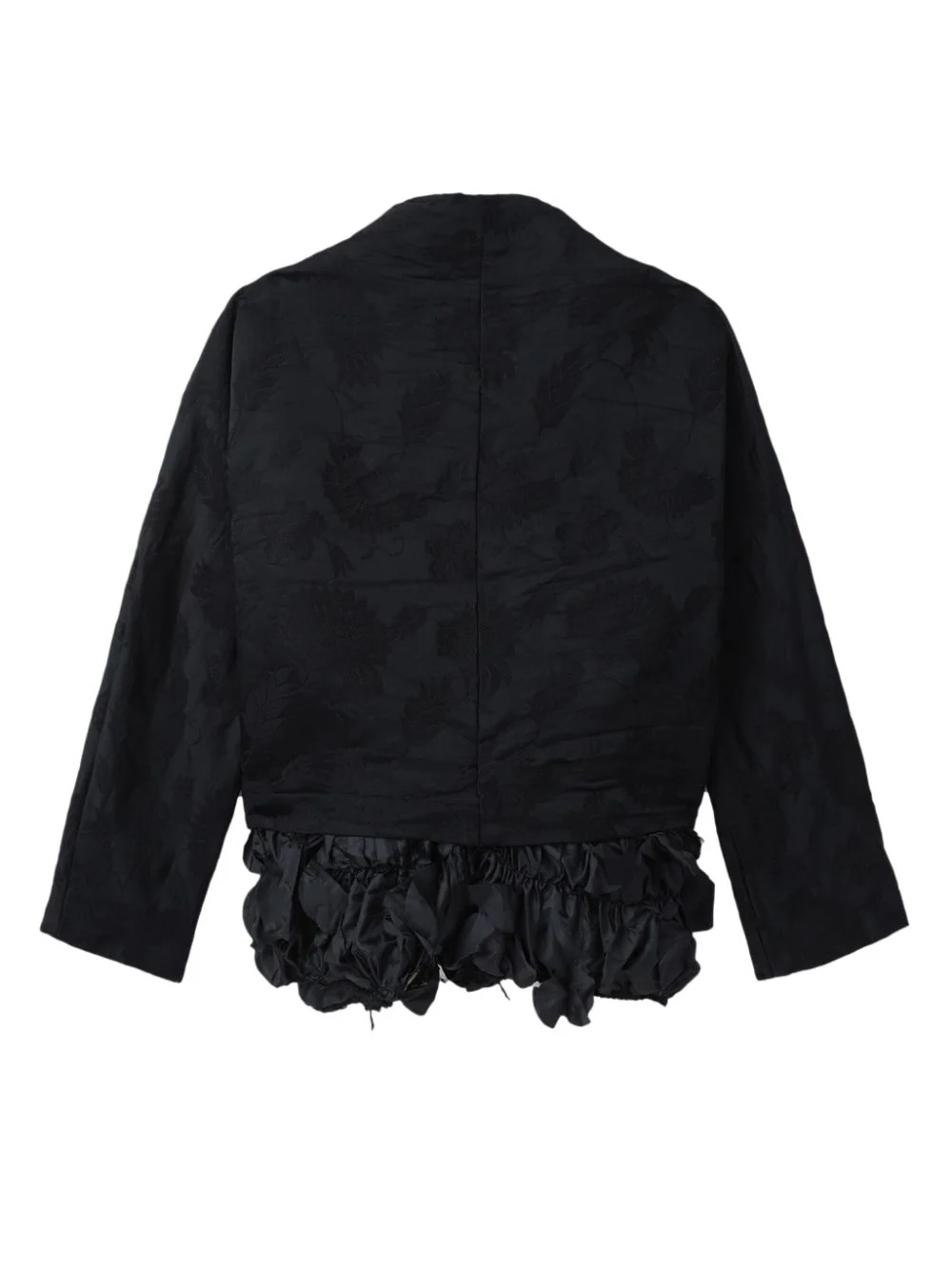 COMME DES GARCONS COMME DES GARCONS Women Embroidered Ruffled Hem Jacket