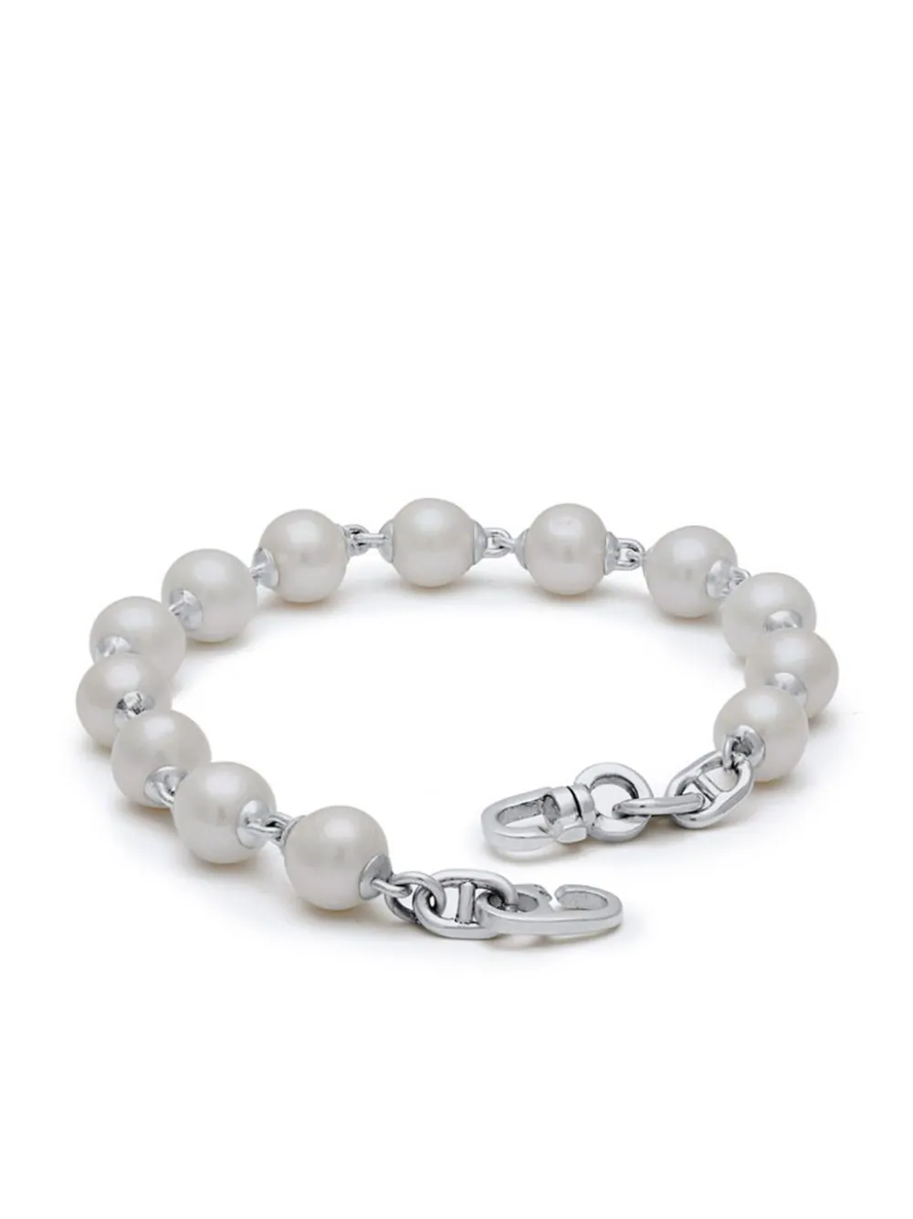 MAOR CONSI BRACELET IN SILVER WITH WHITE PEARL