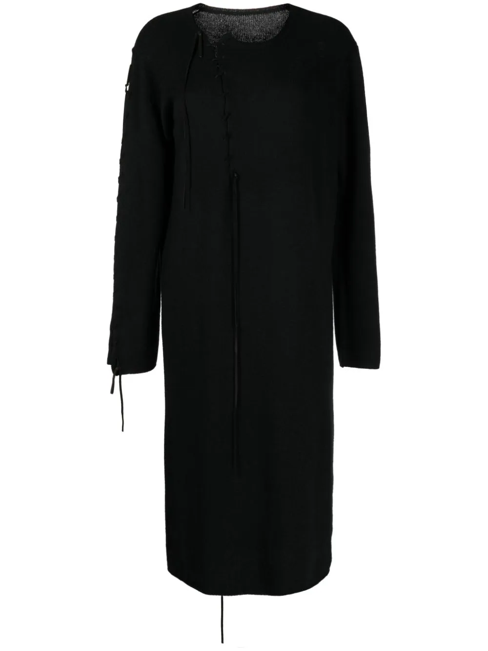 YOHJI YAMAMOTO Women String Round Neck Dress