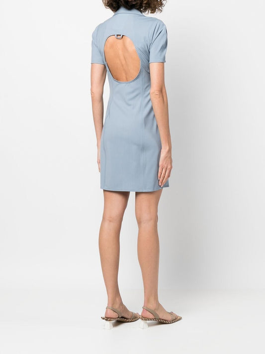 JACQUEMUS WOMEN LA ROBE TANGELO DRESS