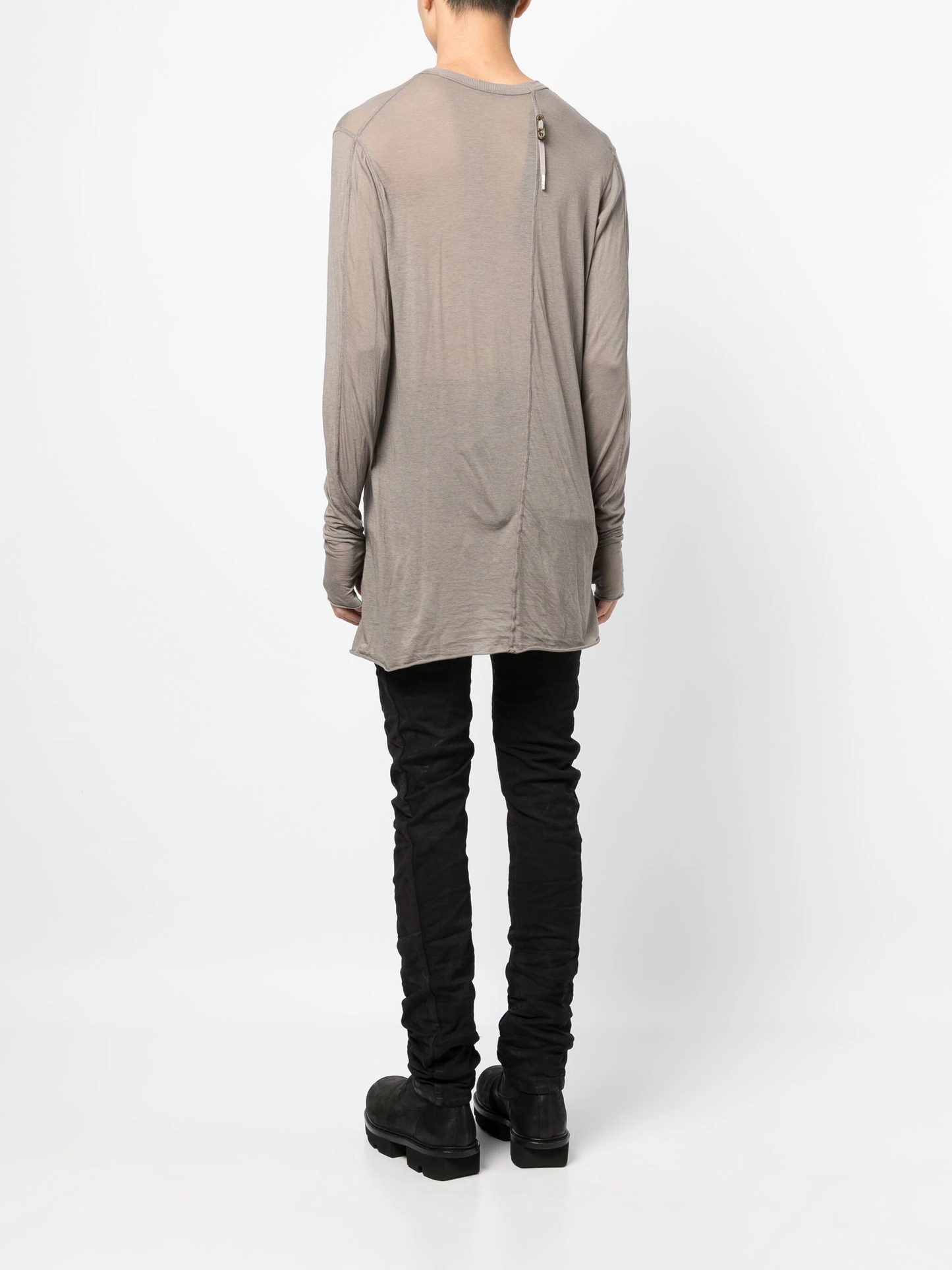 BORIS BIDJAN SABERI Men LS1. Cotton Cashmere Long Sleeve Shirt