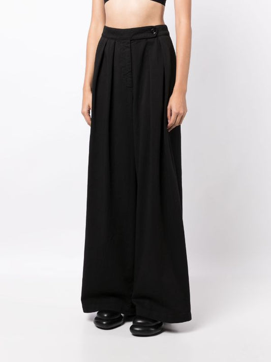 DRIES VAN NOTEN Women Pleated Overdyed Trousers