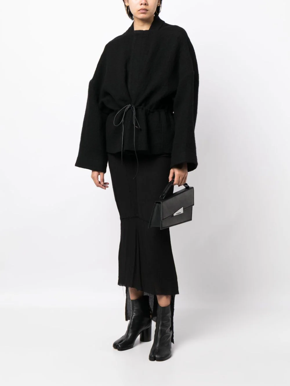 Rick Owens Women Drawstring Fastening Wool Jacket