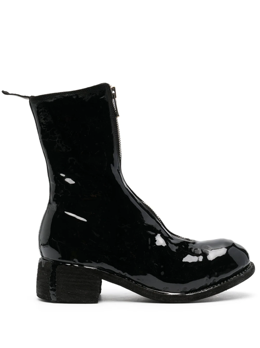 GUIDI Women PL2 Latex Painted Soft Horse Leather Front Zip Boots