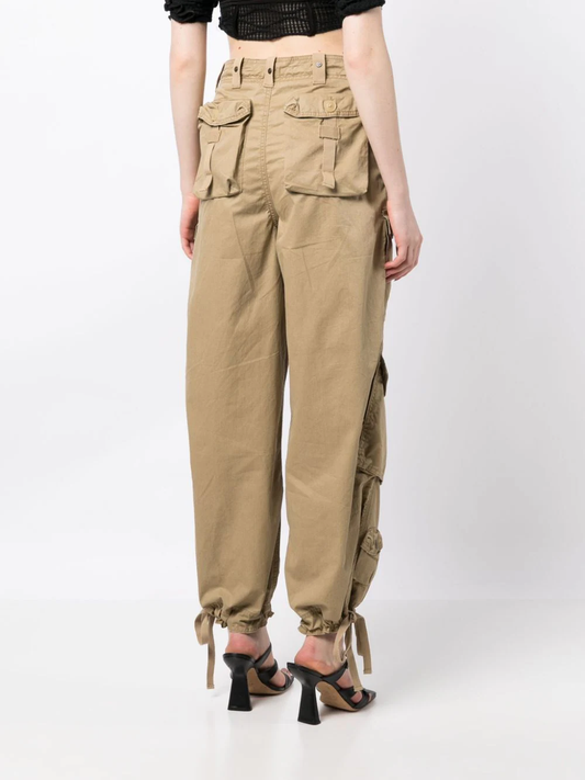 SMFK Women Wild World Vintage Paratrooper Pants