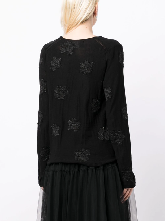 COMME DES GARCONS COMME DES GARCONS Women Embroidered Patch Sweater