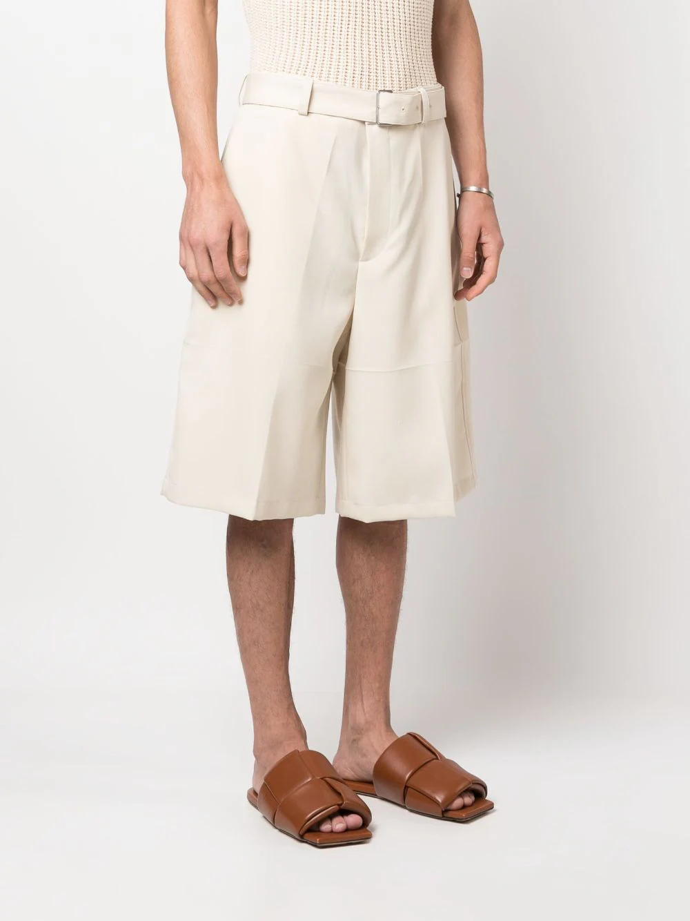 JIL SANDER Men Belted Shorts