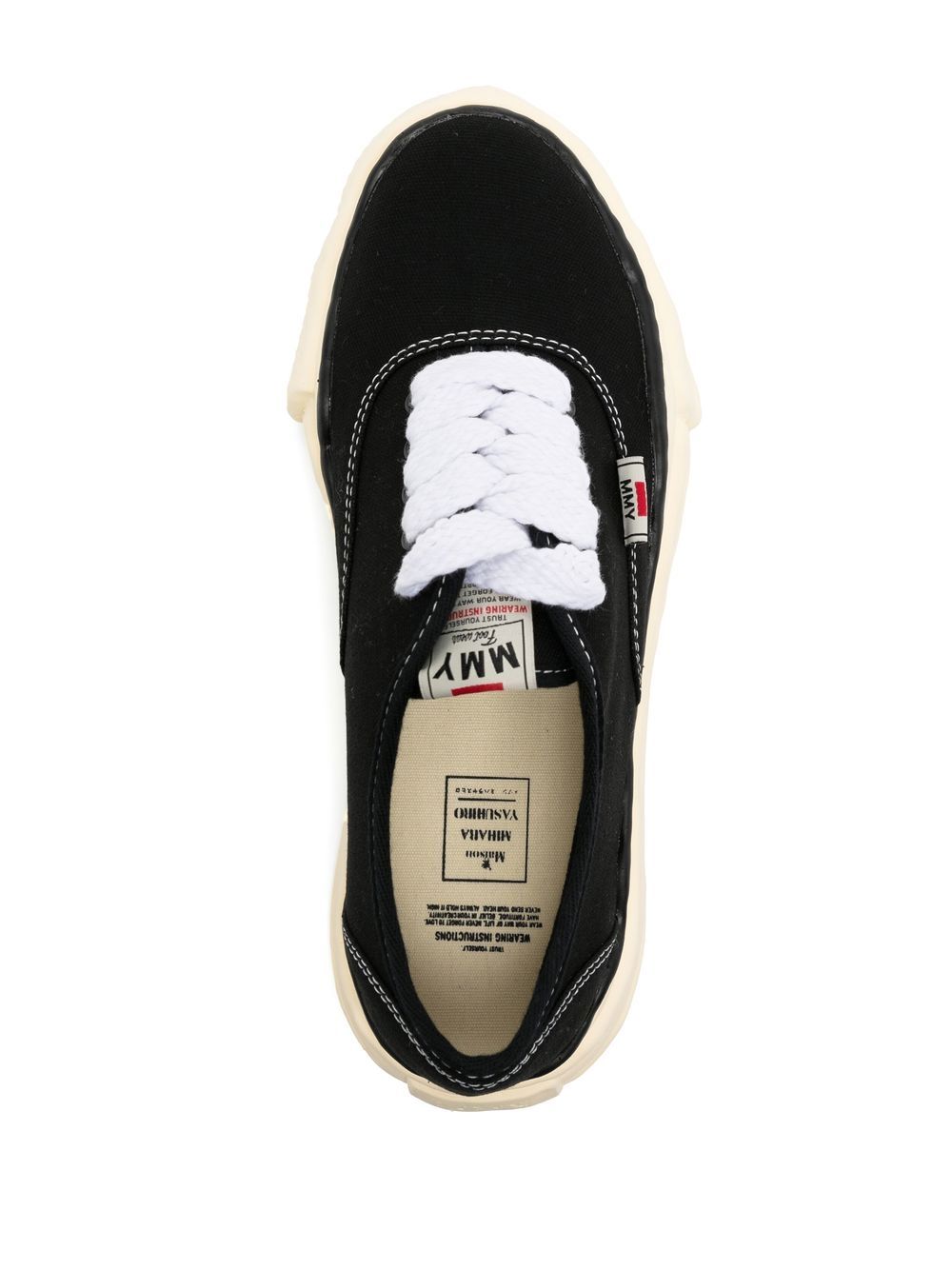 MAISON MIHARA YASUHIRO Baker Vintage Sole Canvas Low-Top Sneaker