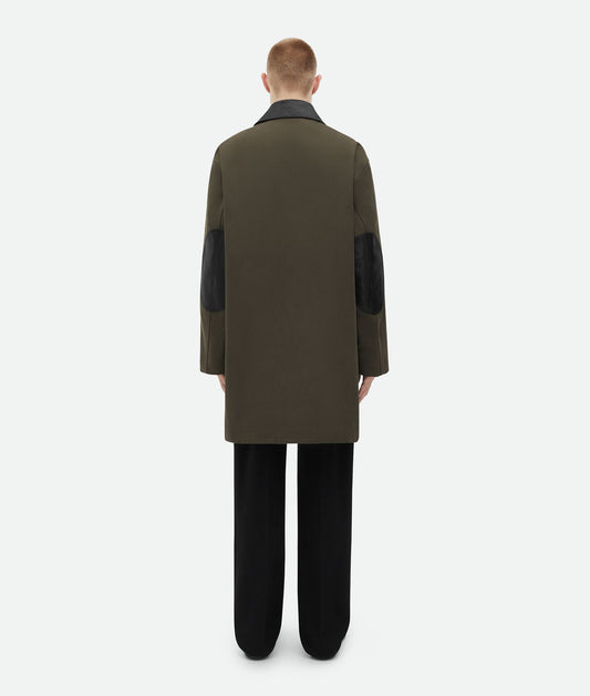 BOTTEGA VENETA Men Dense Cotton Twill Coat