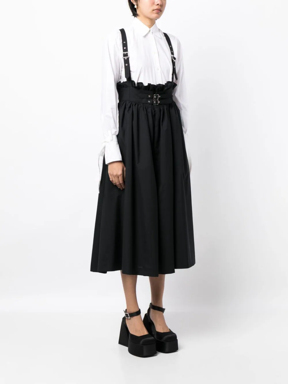 COMME DES GARCONS NOIR Women Suspender Skirt