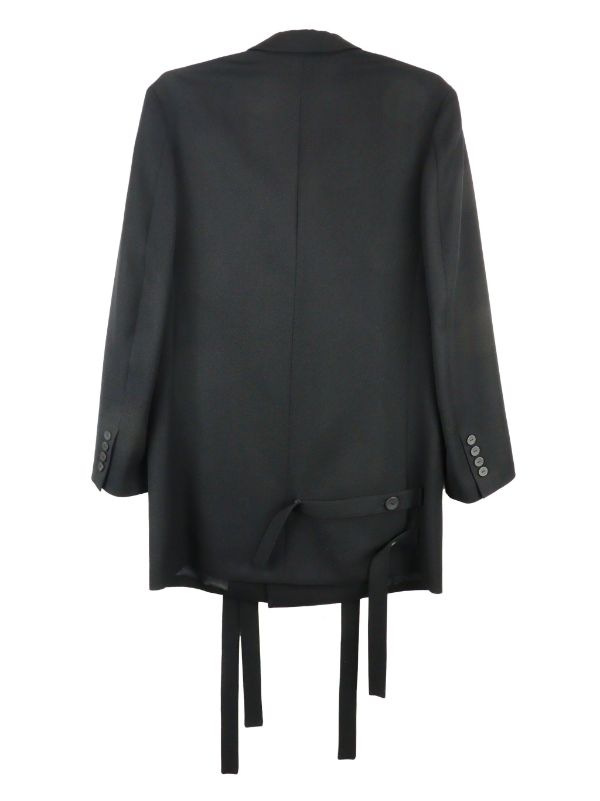 YOHJI YAMAMOTO POUR HOMME Multi-Belted Peaked Jacket