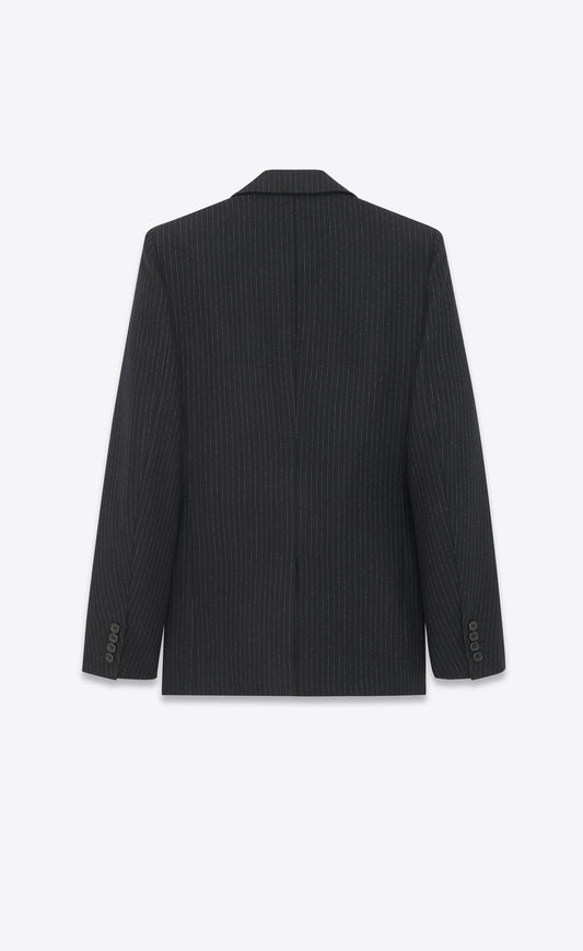 SAINT LAURENT Men Double Breasted Tuxedo Jacket