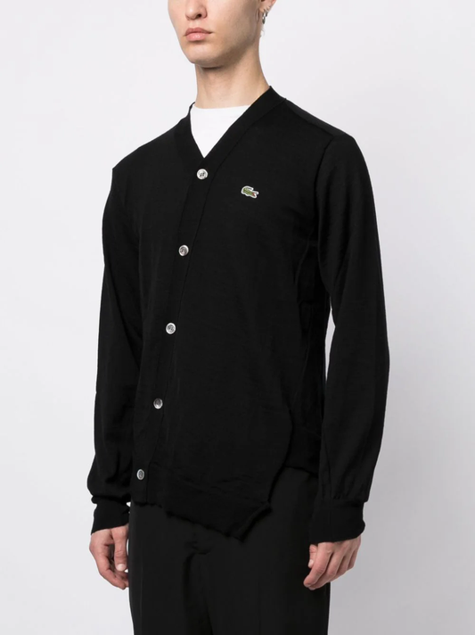 COMME DES GARCONS SHIRT X LACOSTE Men Small Logo Cardigan