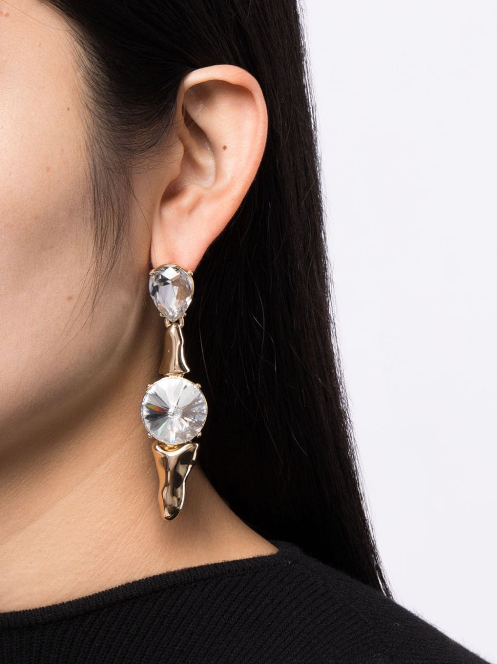 AREA Women Bone Drop Earrings