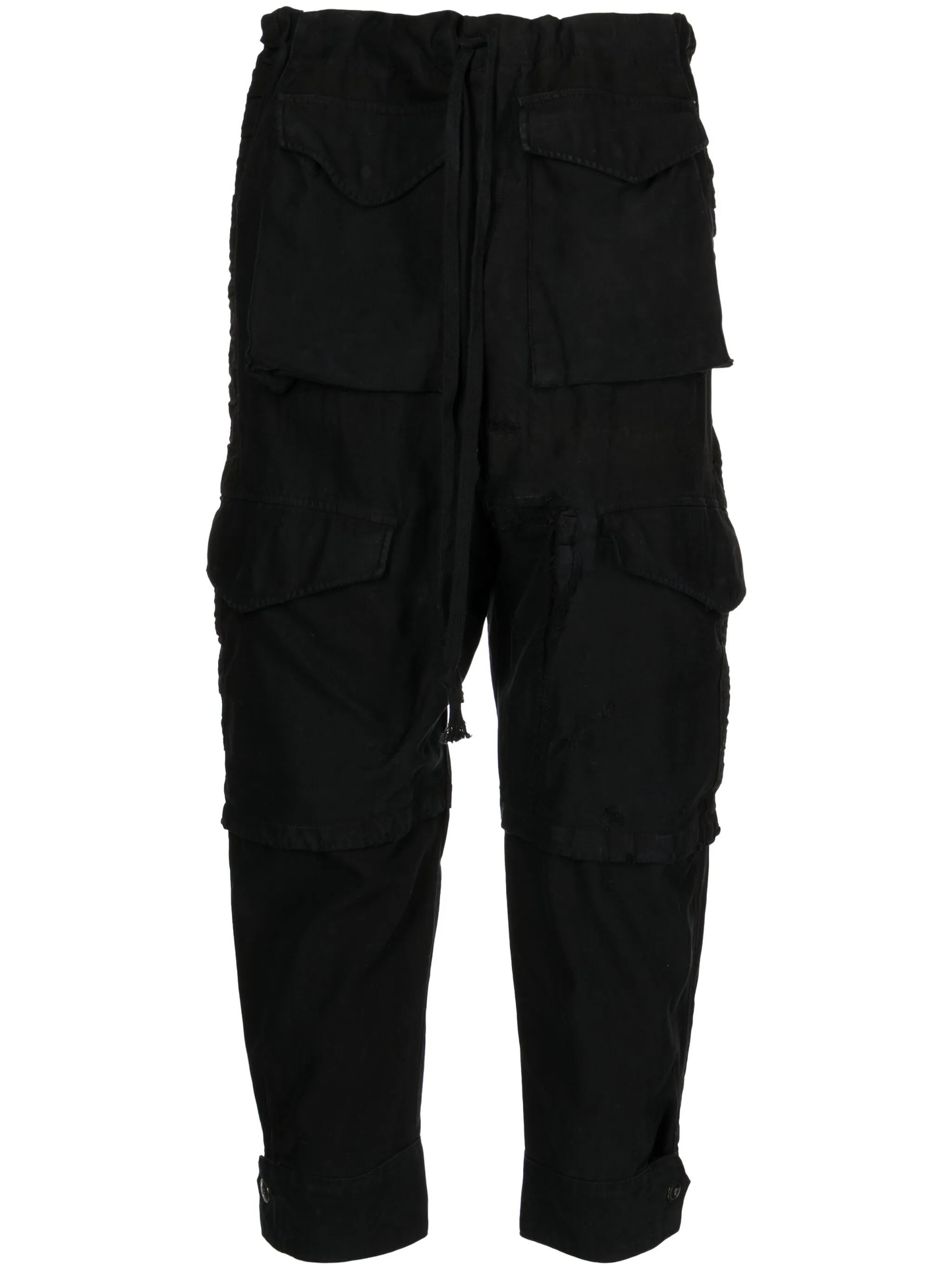 GREG LAUREN Men Black Army Jkt Tux Lounge Pants