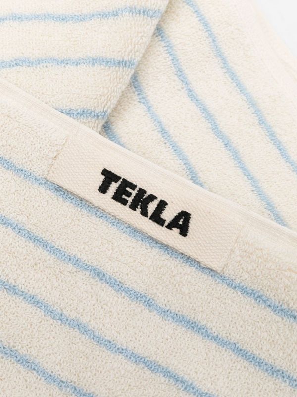 TEKLA Striped Organic Cotton Bath Towel