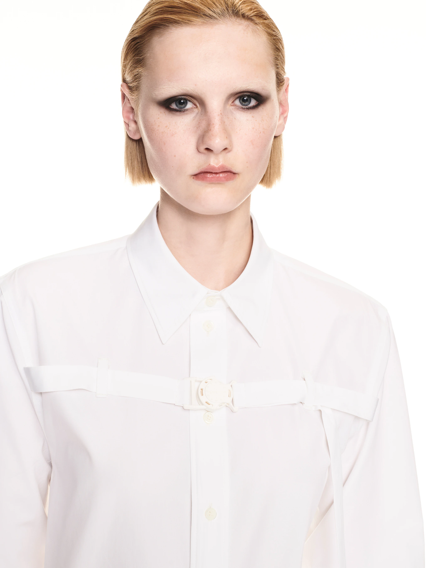 OFF-WHITE Women Poplin Buckle Shirt