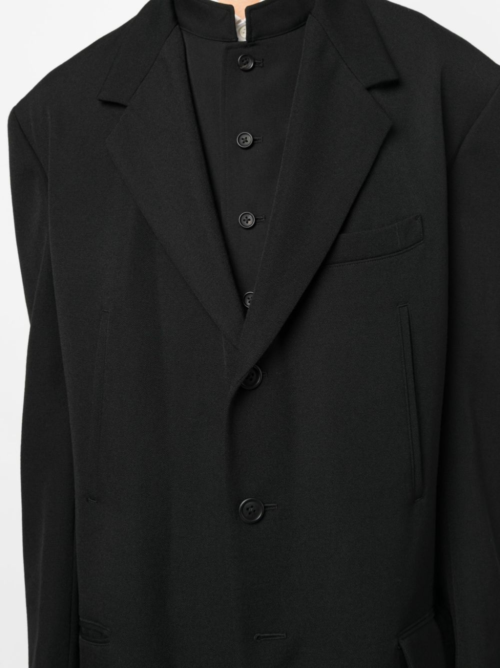 YOHJI YAMAMOTO POUR HOMME Men 5-Pocket Coat