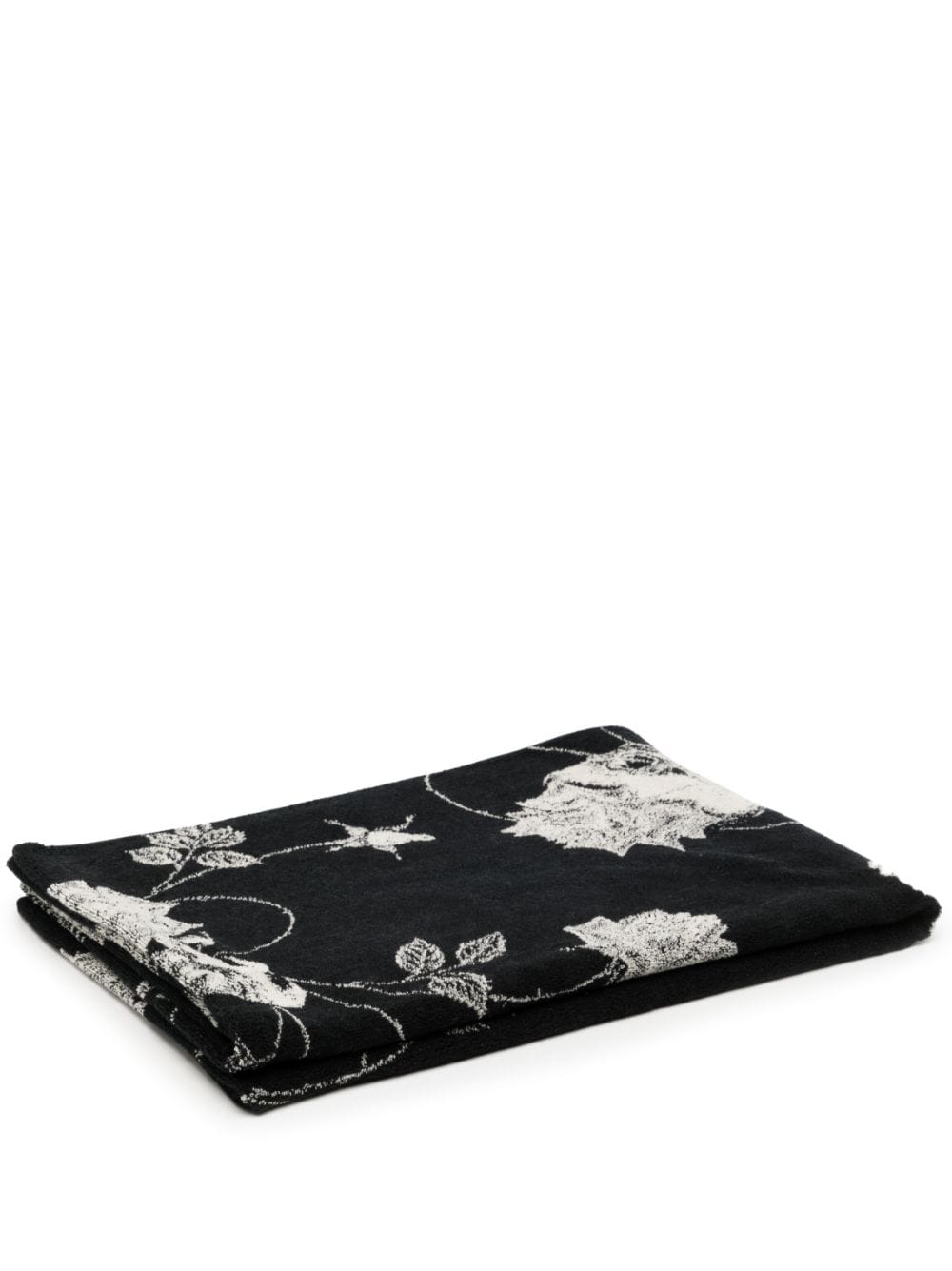 YOHJI YAMAMOTO Skull Rose Bath Towel