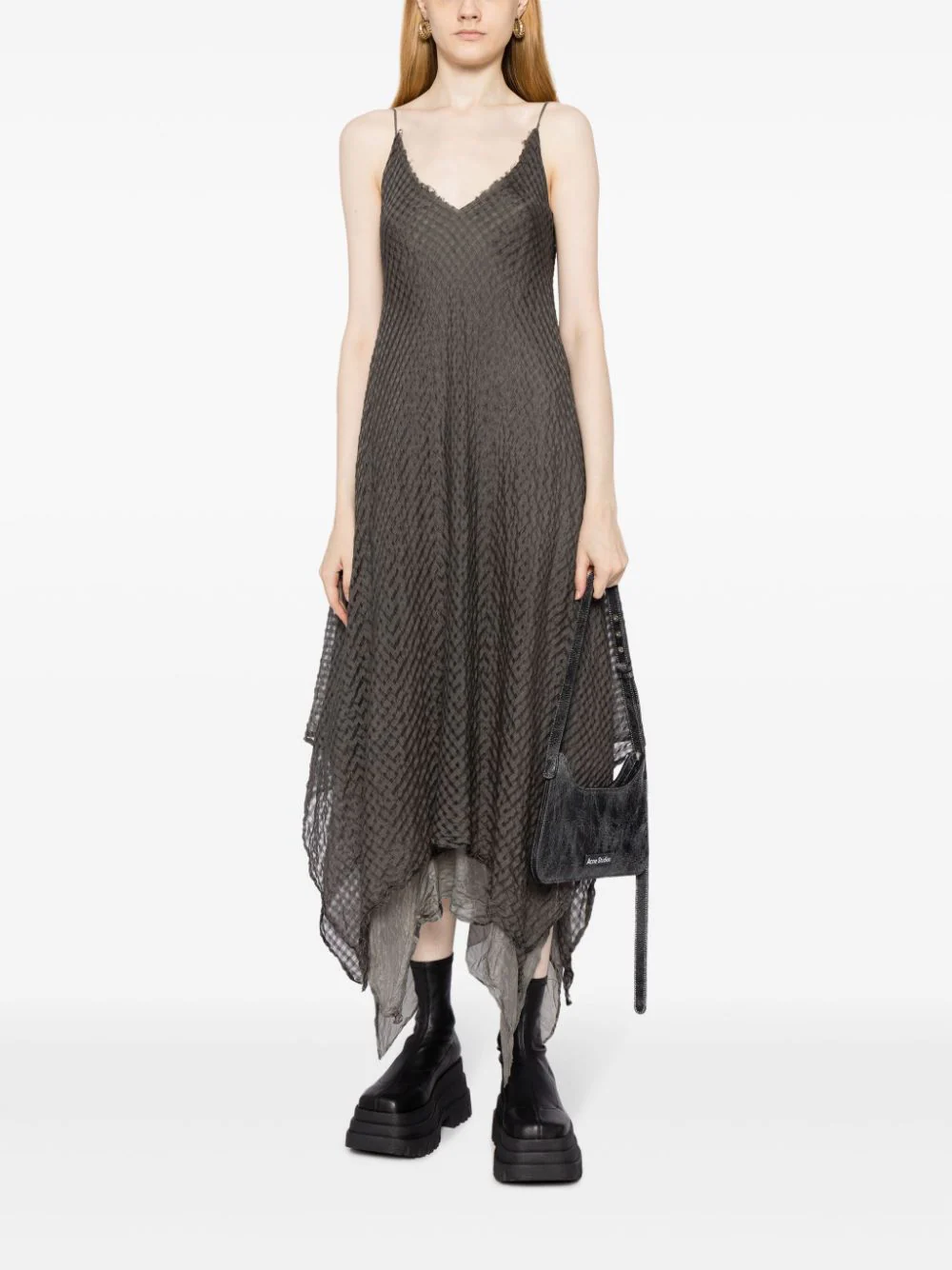 MARC LE BIHAN Womens Layered Slip Dress