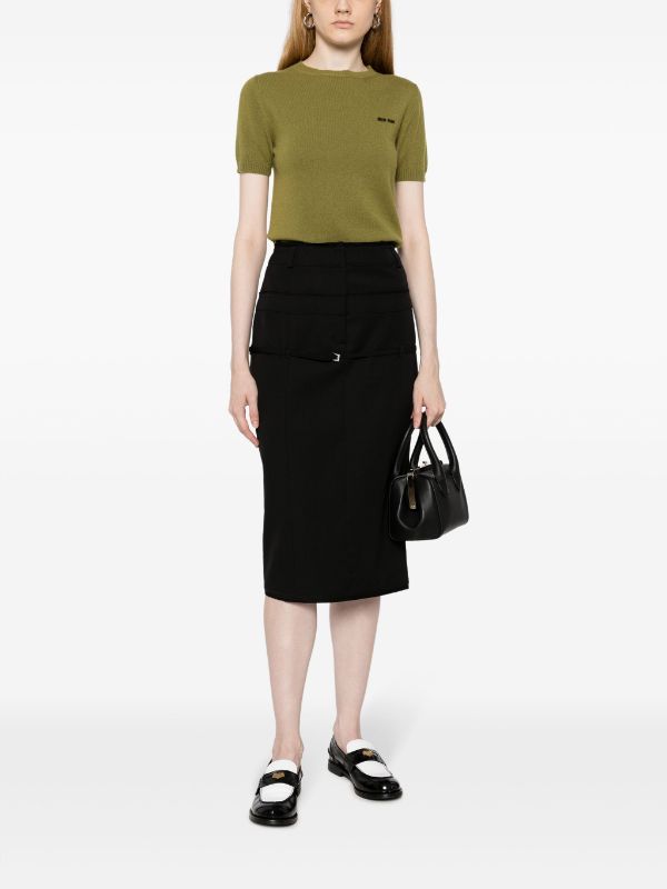 MIU MIU Women Cashmere Knit T-shirt