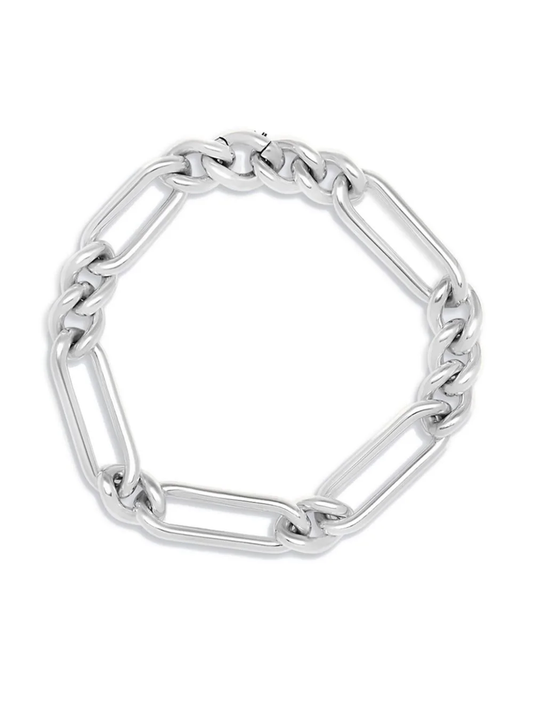 MAOR UNITY CUB LINK BRACELET IN SILVER