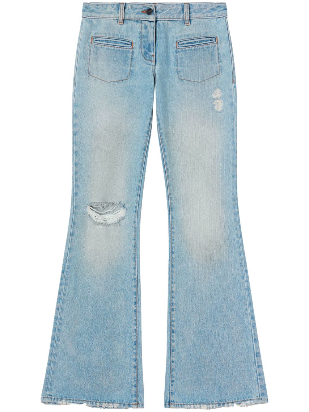 PALM ANGELS Women Denim Bootcut Jeans