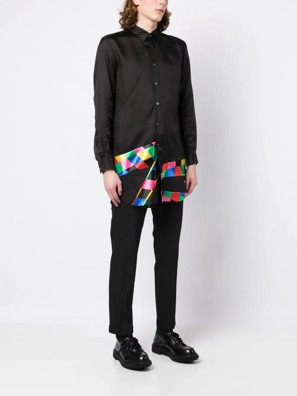 COMME DES GARCONS HOMME PLUS Men Patchwork Shirt